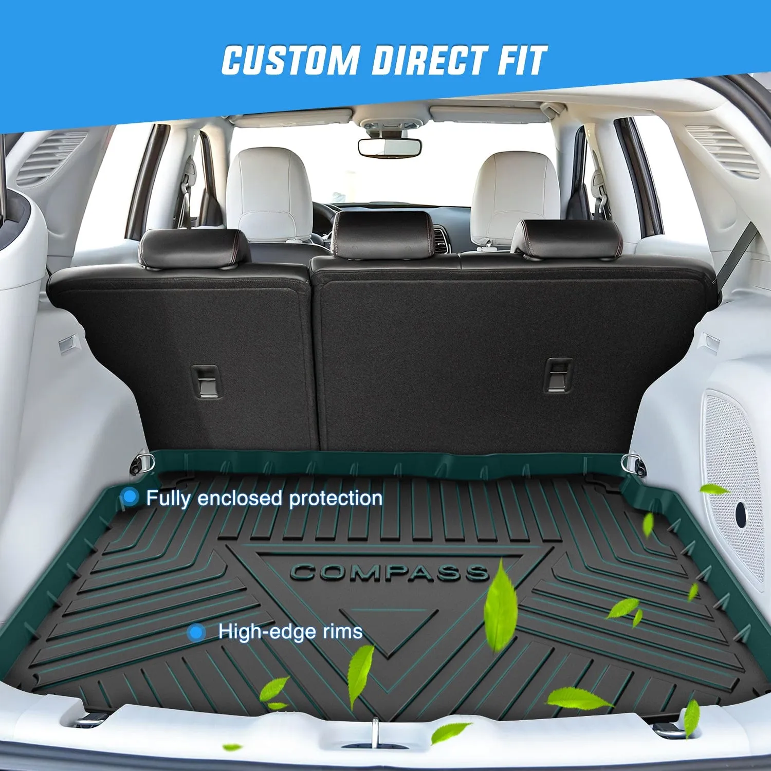 2017-2025 Jeep Compass Cargo Mats