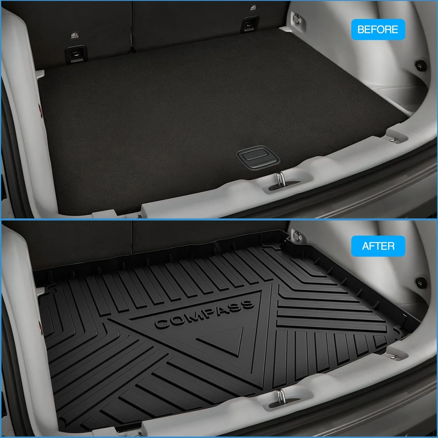 2017-2025 Jeep Compass Cargo Mats