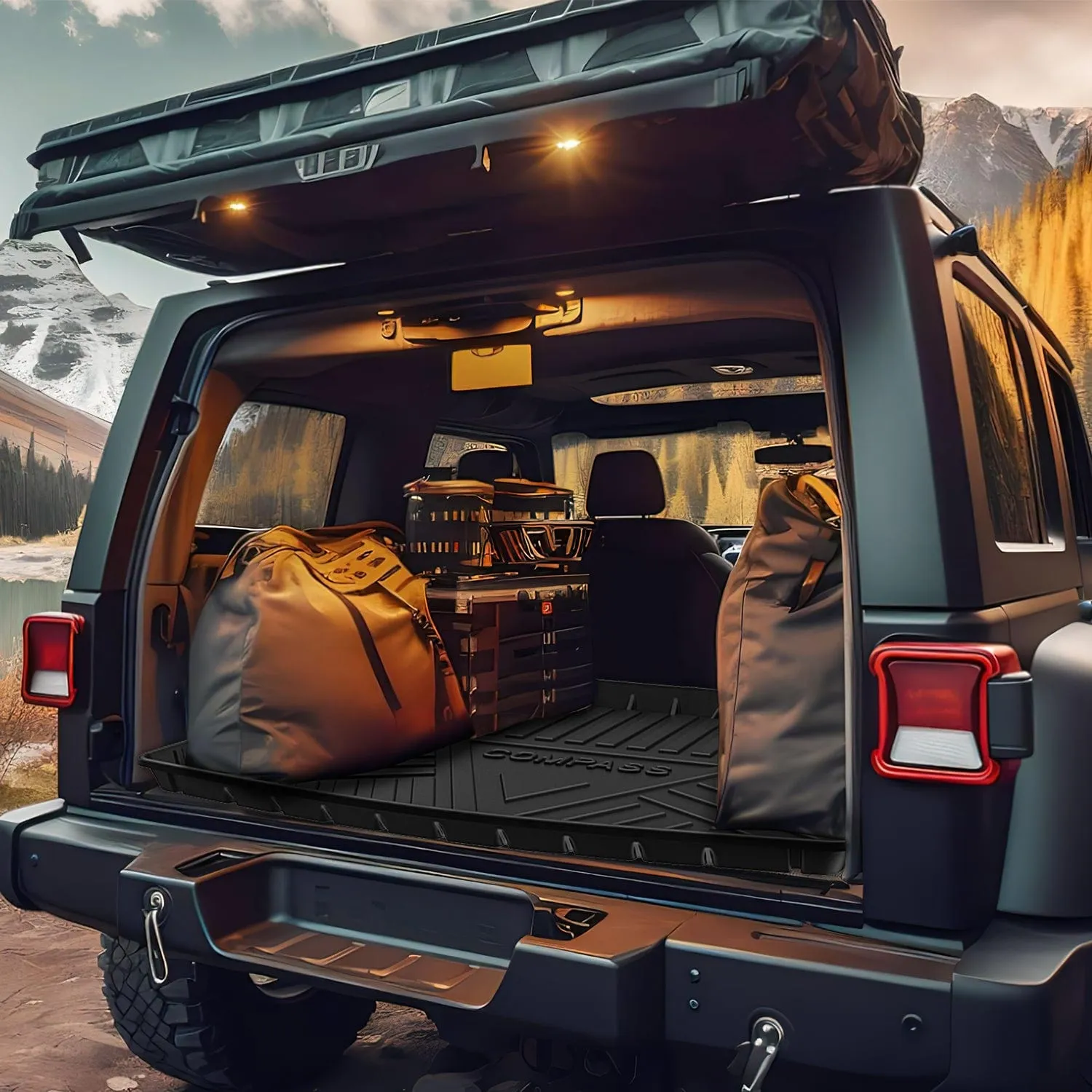 2017-2025 Jeep Compass Cargo Mats