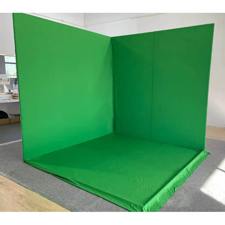 2.4m x 2.4m x 2.4m Chorma Key Wall Corner Photo Booth (Made To Order)