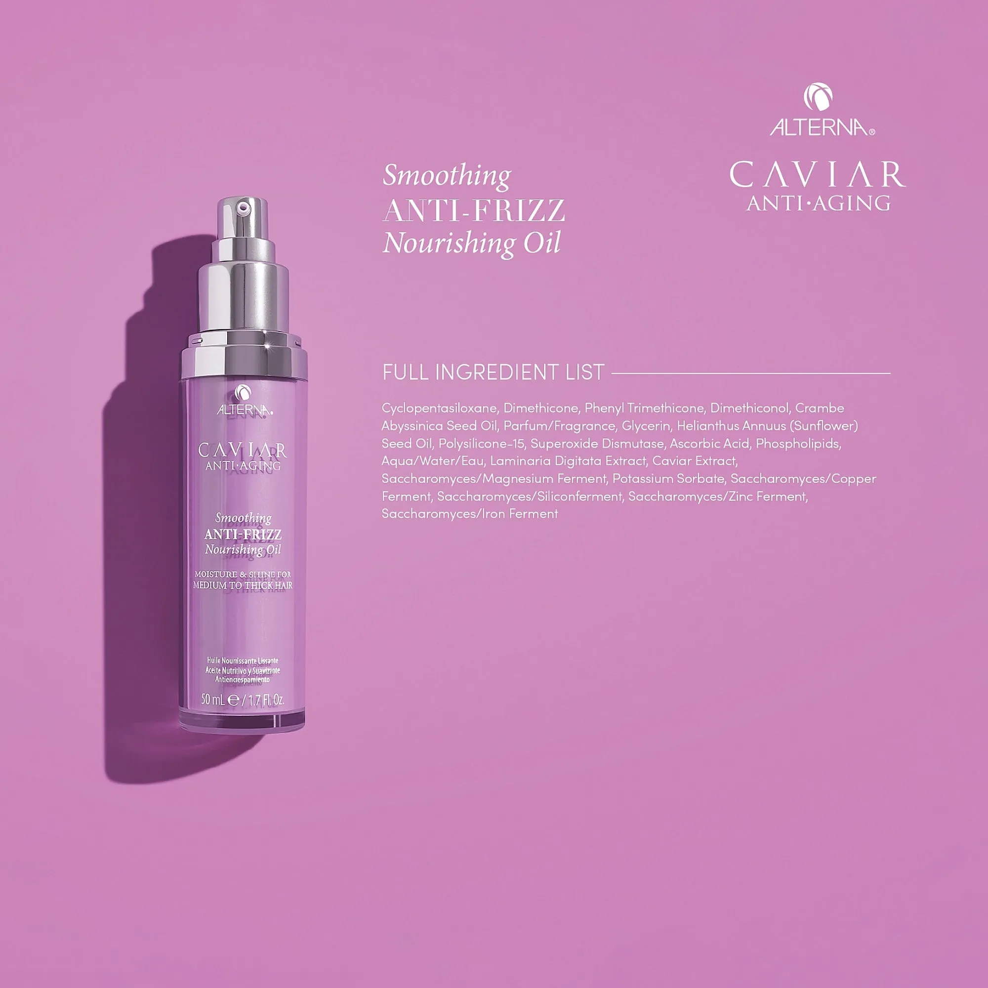 Alterna Caviar Anti-Aging Anti-Frizz Nourishing Oil - 1.7oz