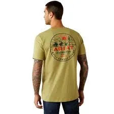 Ariat Men's Full Circle Green T-Shirt 10054836