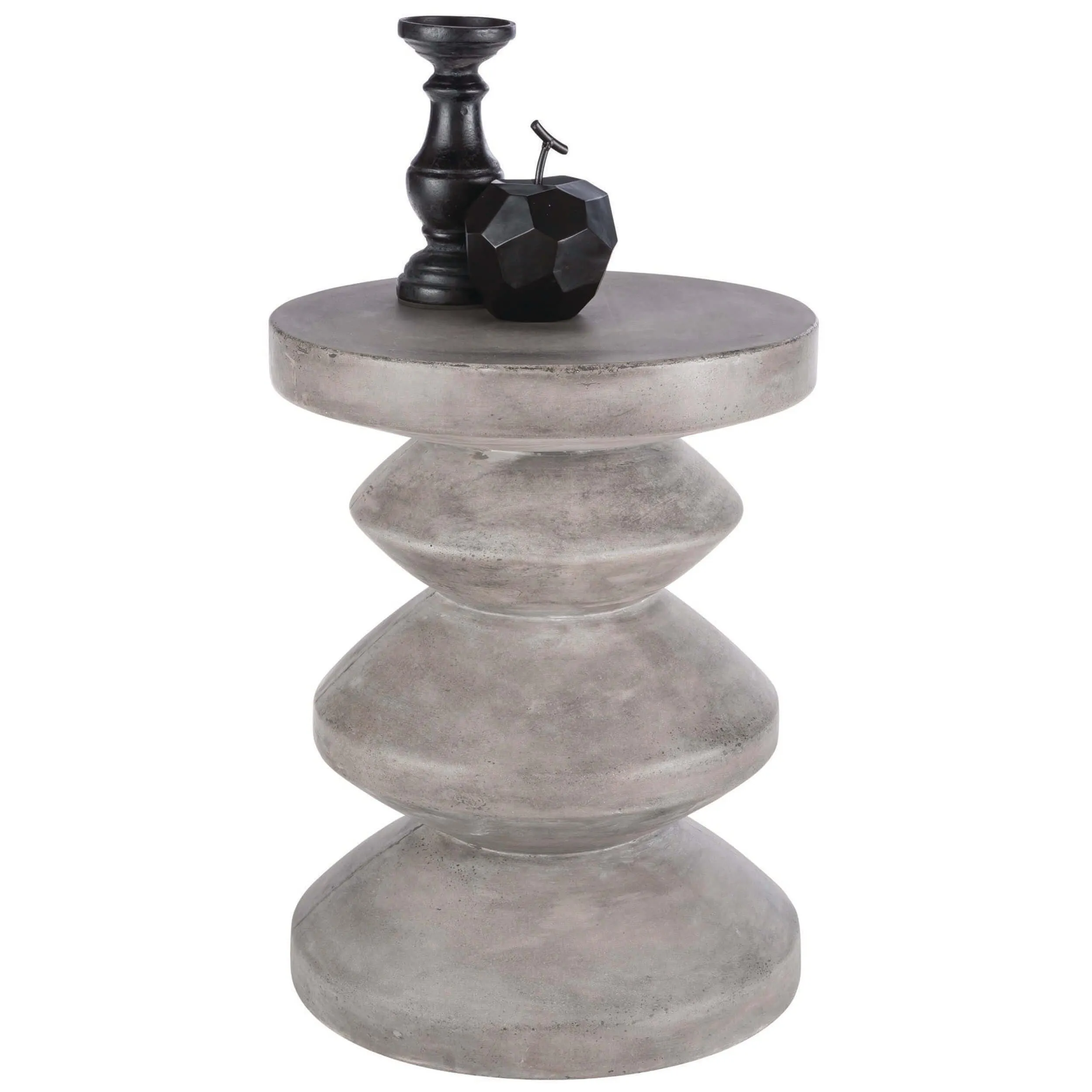 Athen End Table, Anthracite Grey