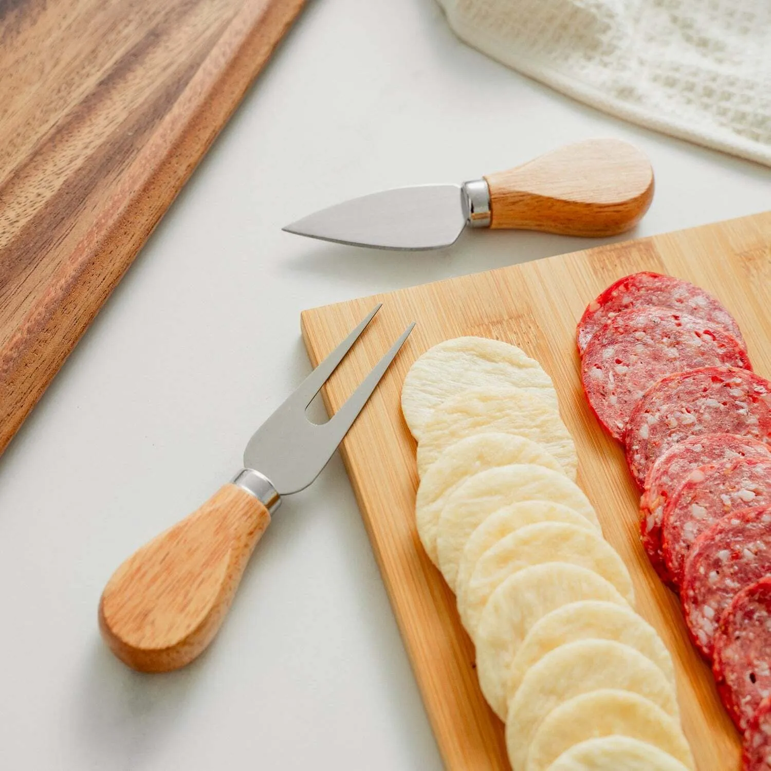 Avalon 4 Piece Wood Handle Cheese Knife Set
