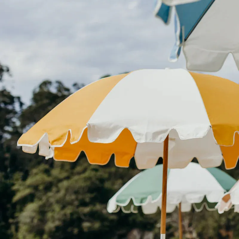 Optimized Title: Stylish Marigold Basil Bangs Weekend Umbrella