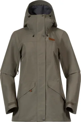 Bergans Women&#x27;s Nordmarka 2L Shell Jacket Green Mud | Buy Bergans Women&#x27;s Nordmarka 2L Shell Jacket Green Mud here | Outnorth