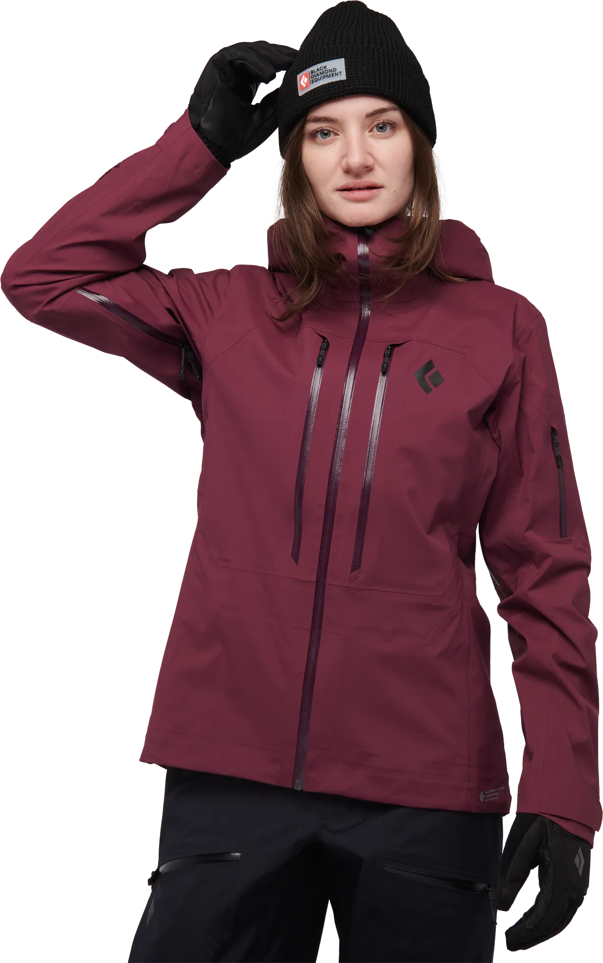 Black Diamond Women&#x27;s Recon Lt Shell Jacket Blackberry | Buy Black Diamond Women&#x27;s Recon Lt Shell Jacket Blackberry here | Outnorth