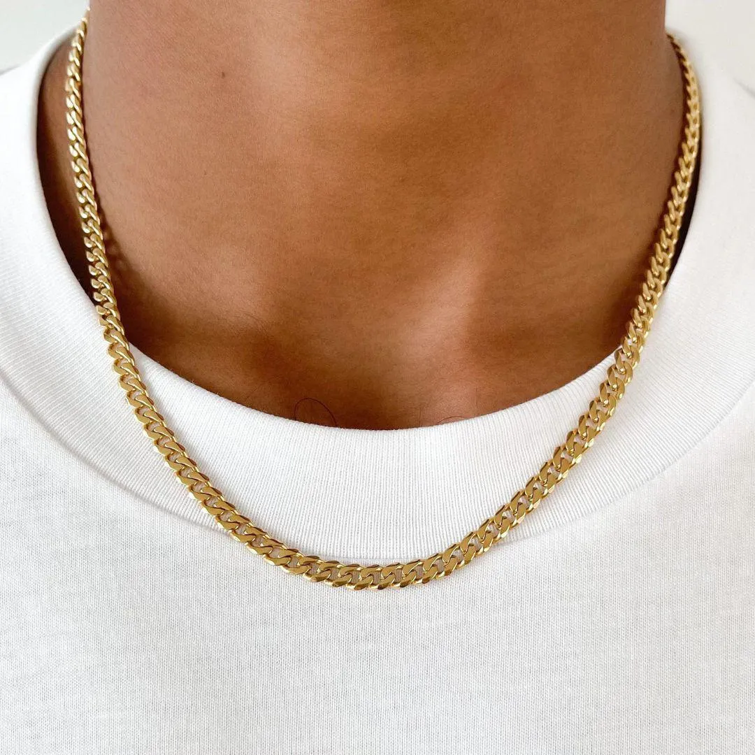 Compass & Chain Set - (Gold)
