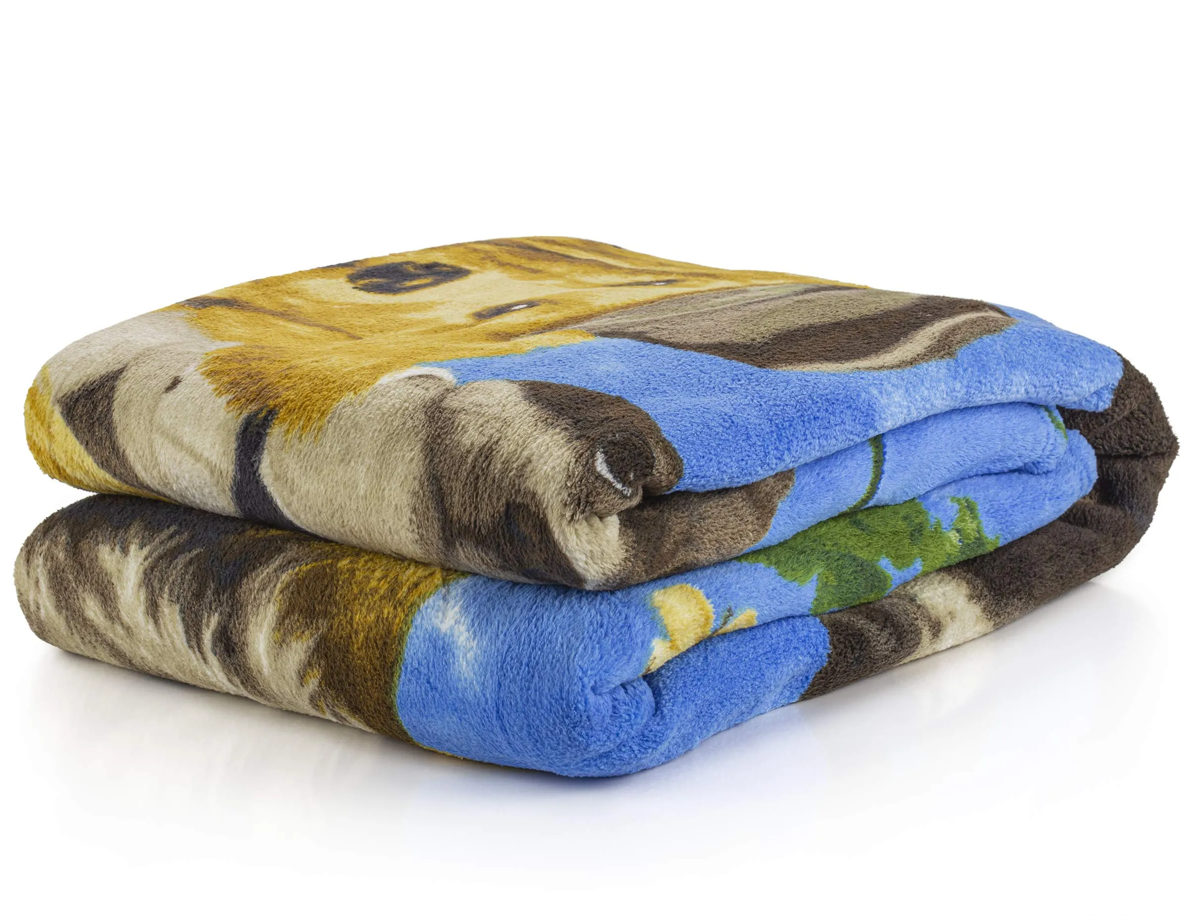 Dogs Outdoor Guys Super Soft Plush Fleece Throw