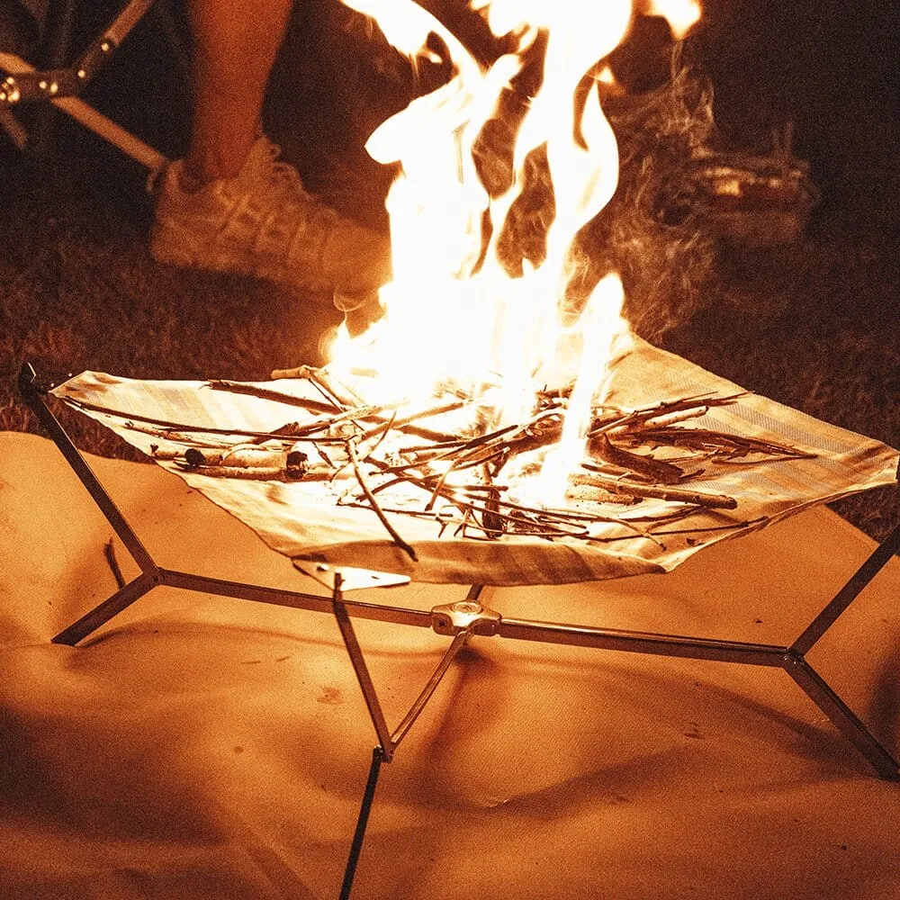 FIREMAPLE Sunset Ultralight Fire Pit Grill