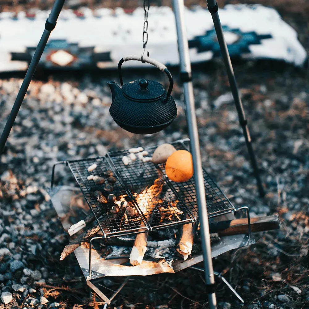 FIREMAPLE Sunset Ultralight Fire Pit Grill