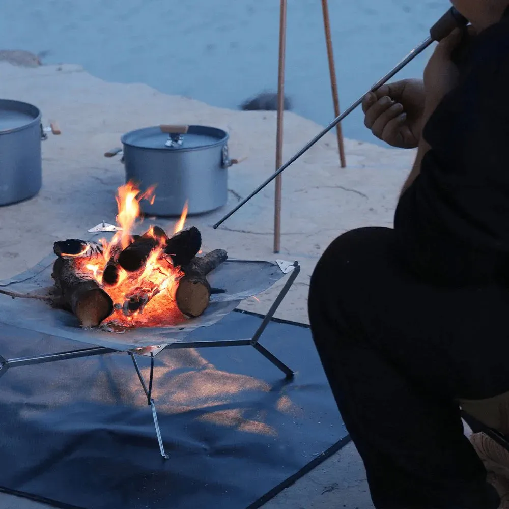 FIREMAPLE Sunset Ultralight Fire Pit Grill