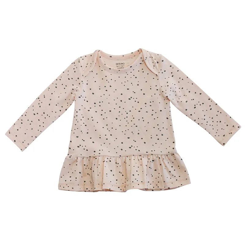 Florence Dot Long Sleeve Dress Top