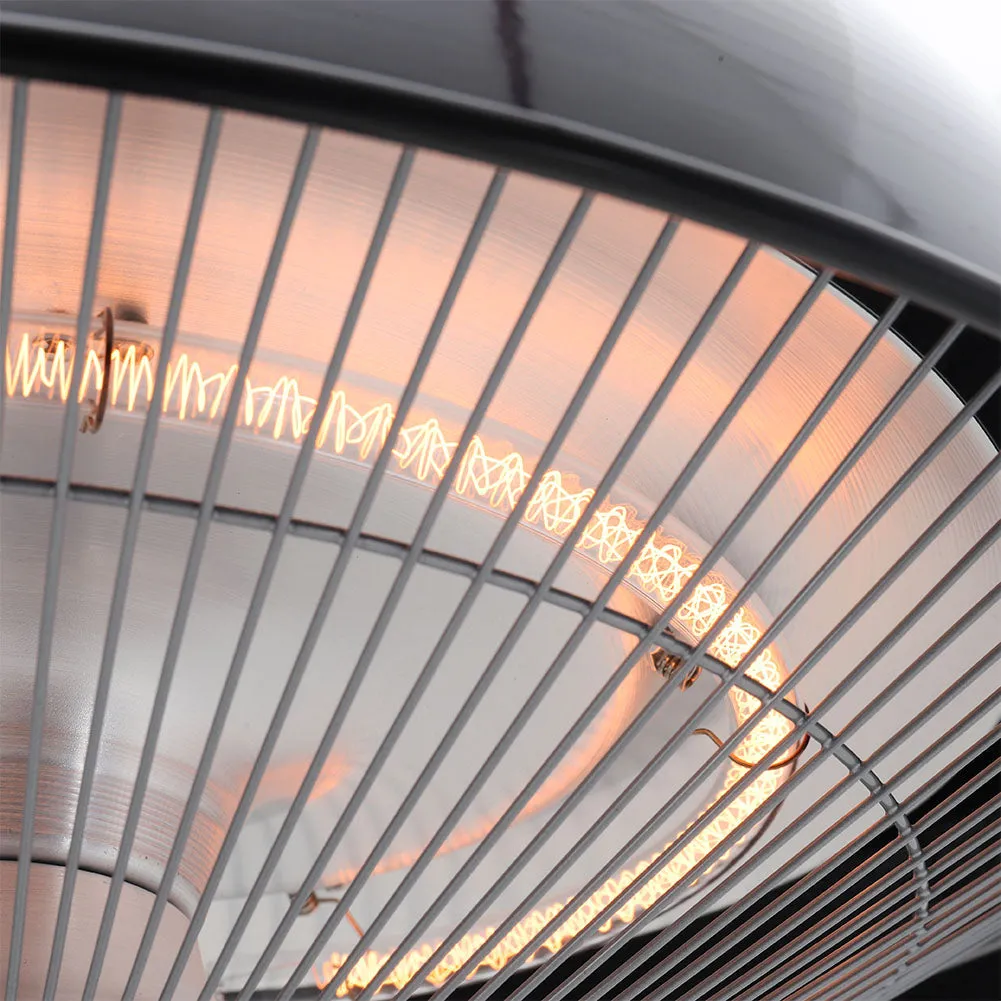 Freestanding Electric Space Heaters Round Cover Portable Indoor Heater