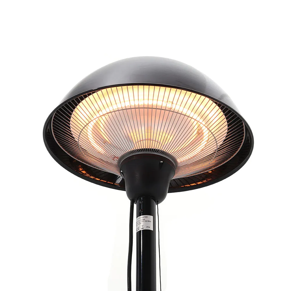 Freestanding Electric Space Heaters Round Cover Portable Indoor Heater