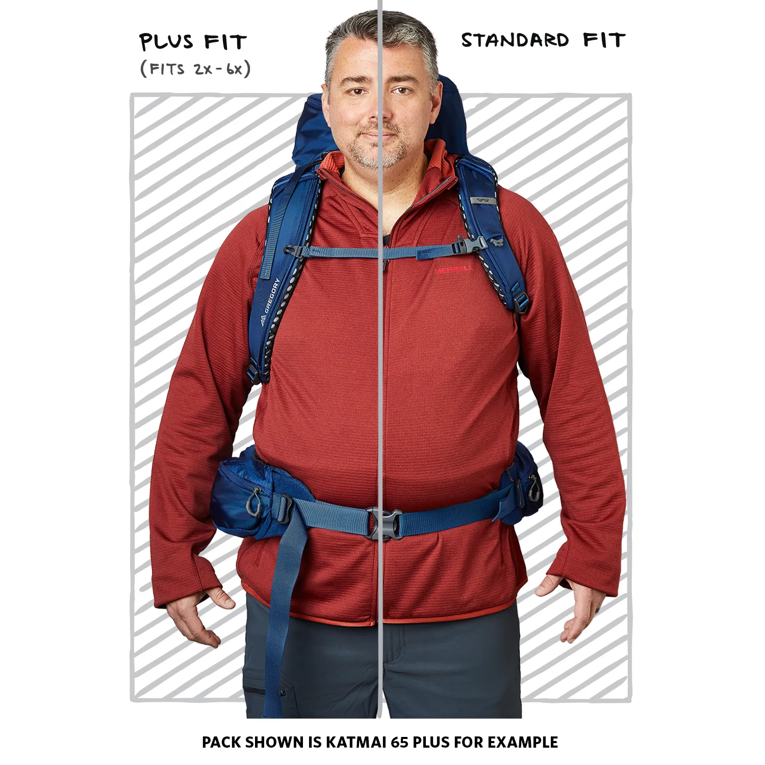 Gregory Men&#x27;s Stout Plus 45 Compass Blue | Buy Gregory Men&#x27;s Stout Plus 45 Compass Blue here | Outnorth