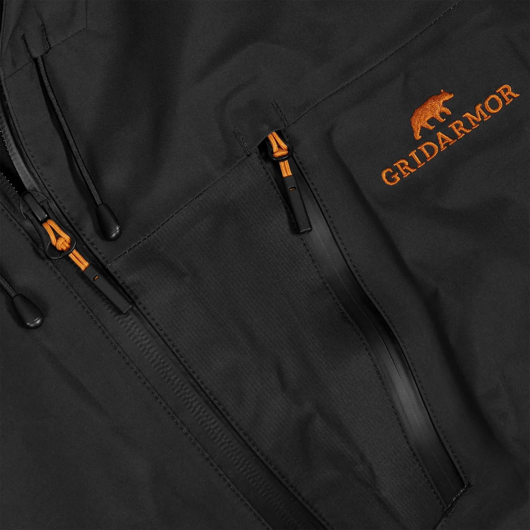 Gridarmor Men&#x27;s Storfosna 3-Layer Shell Jacket Jet Black | Buy Gridarmor Men&#x27;s Storfosna 3-Layer Shell Jacket Jet Black here | Outnorth