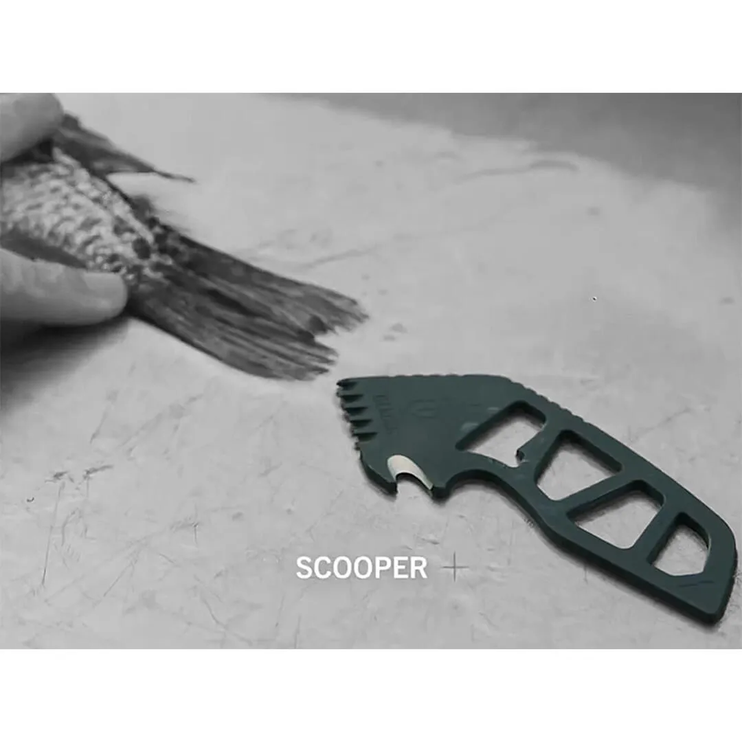 Gutsy Black Compact Fish Processing Tool by Gerber