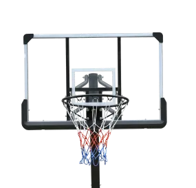 Height Adjustable 6 to 10ft Basketball Hoop 44 Inch Backboard Portable Basketball Goal System with Stable Base and Wheels, use for Outdoor