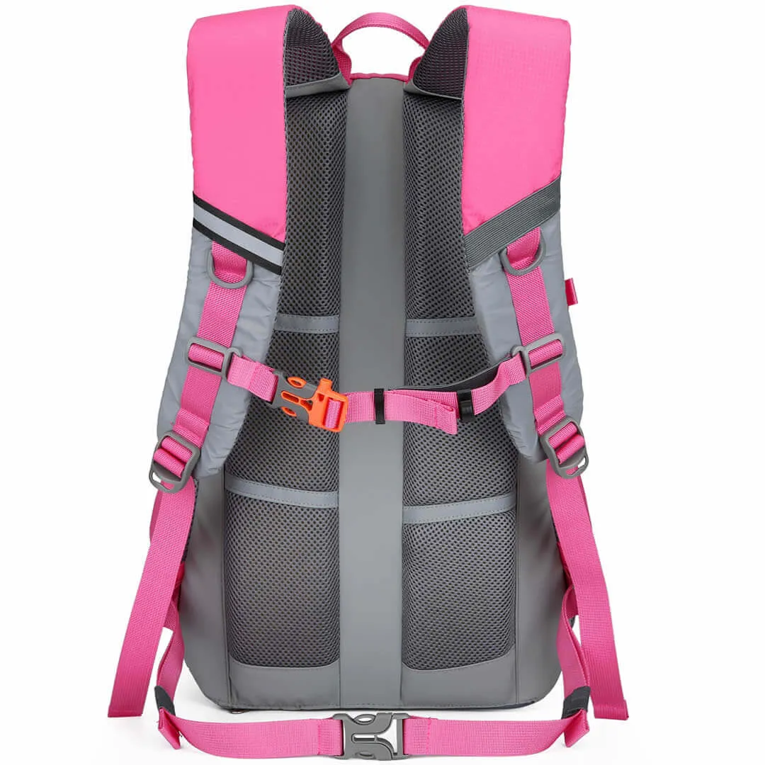 High Visibility Pink Reflective Commuter Bike Backpack | Riderbag Reflektor35