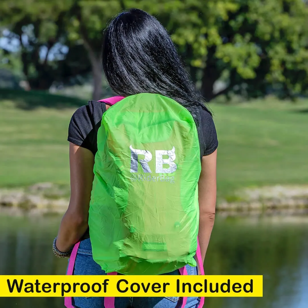 High Visibility Pink Reflective Commuter Bike Backpack | Riderbag Reflektor35