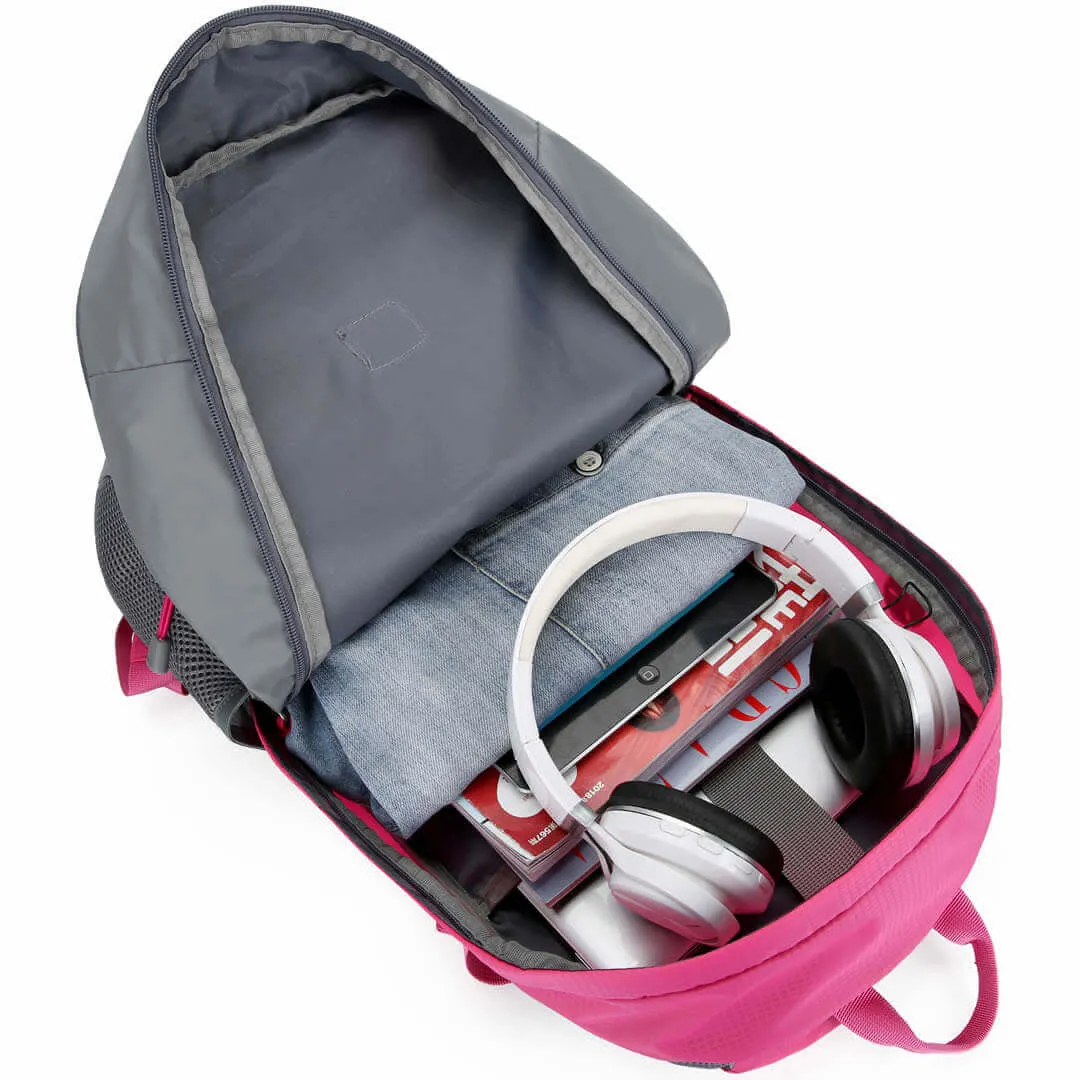 High Visibility Pink Reflective Commuter Bike Backpack | Riderbag Reflektor35