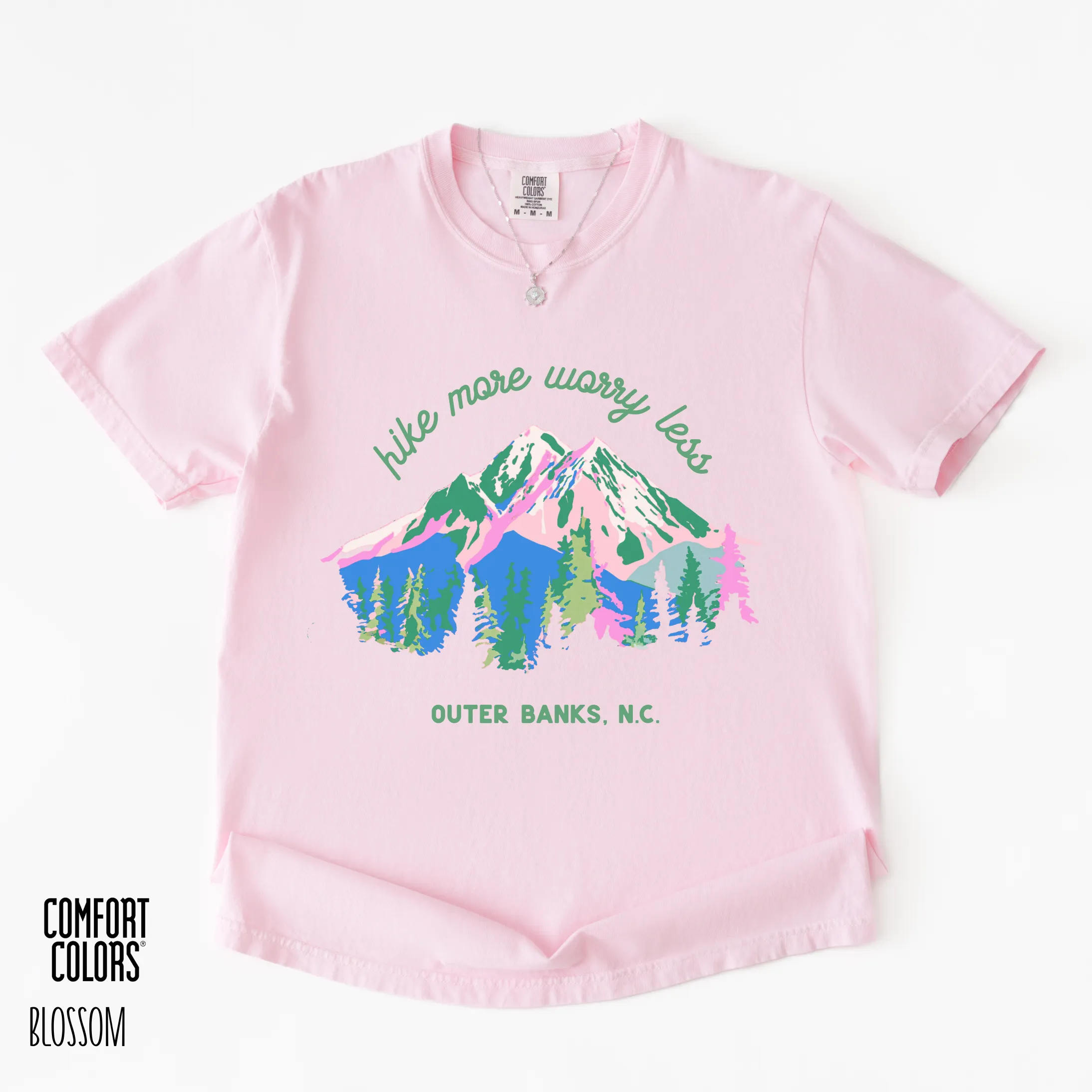 Hike More Worry Less Destination Tee