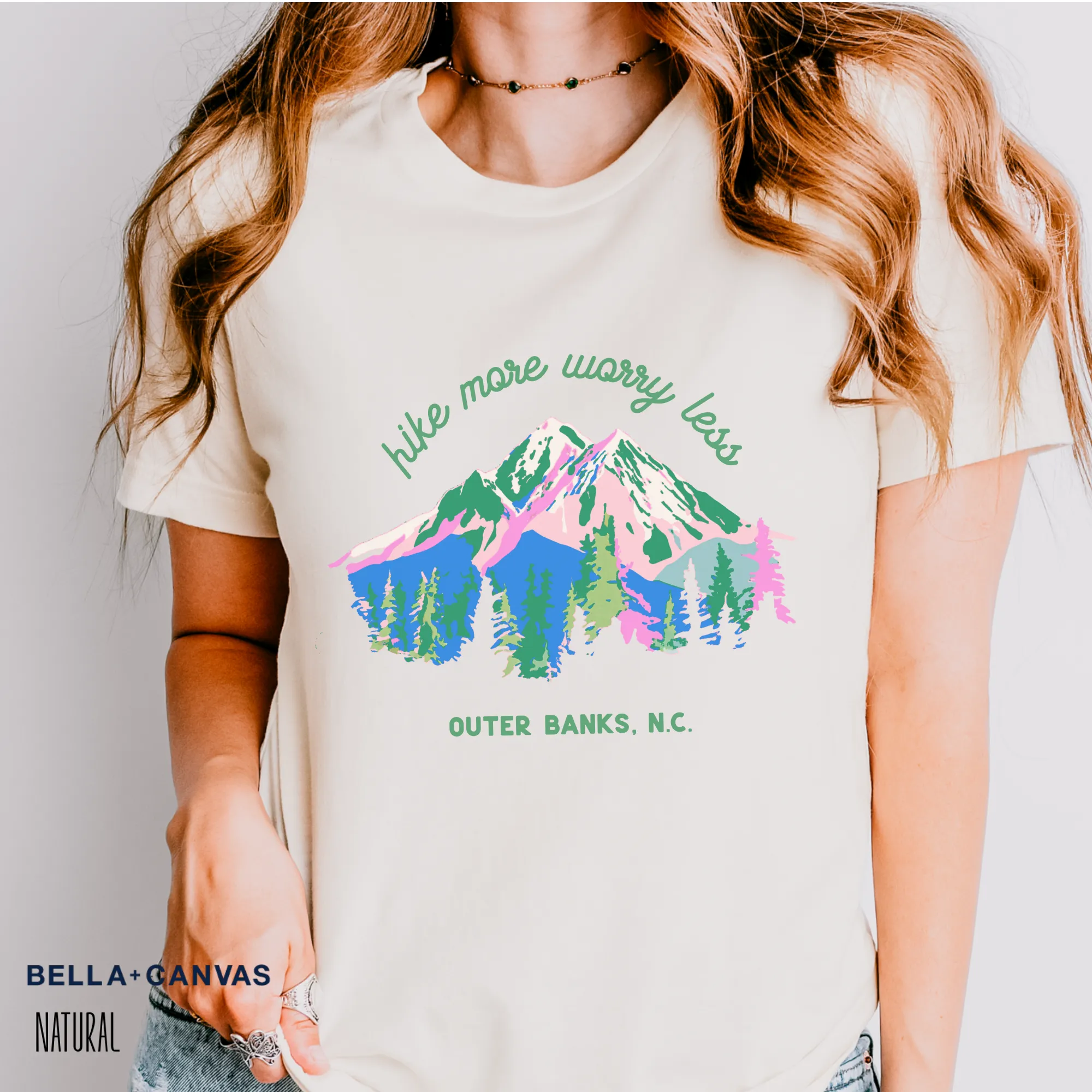 Hike More Worry Less Destination Tee