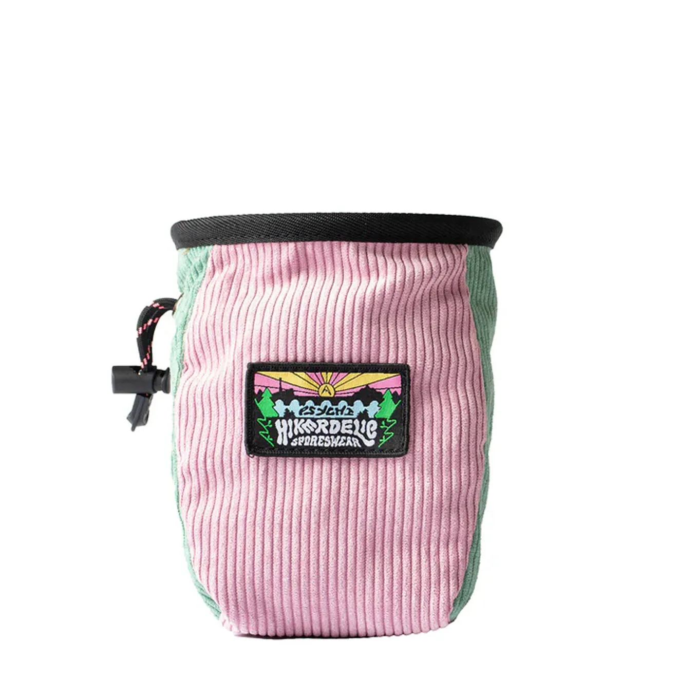 Hikerdelic x Psychi Bouldering Bag Green / Pink
