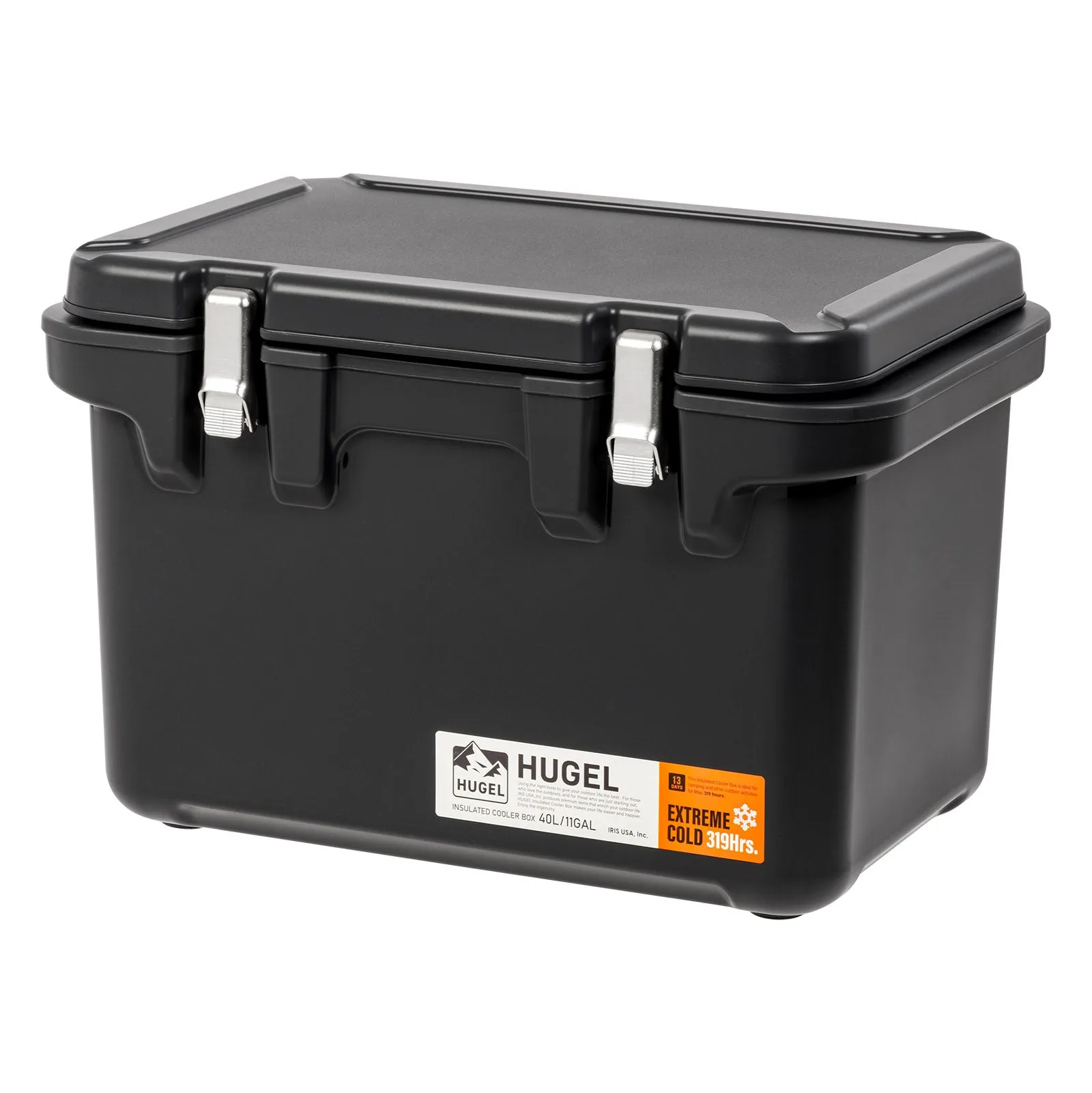 HUGEL 44QT Heavy Duty Lightweight Insulated Cooler with Stainless Steel Buckles
