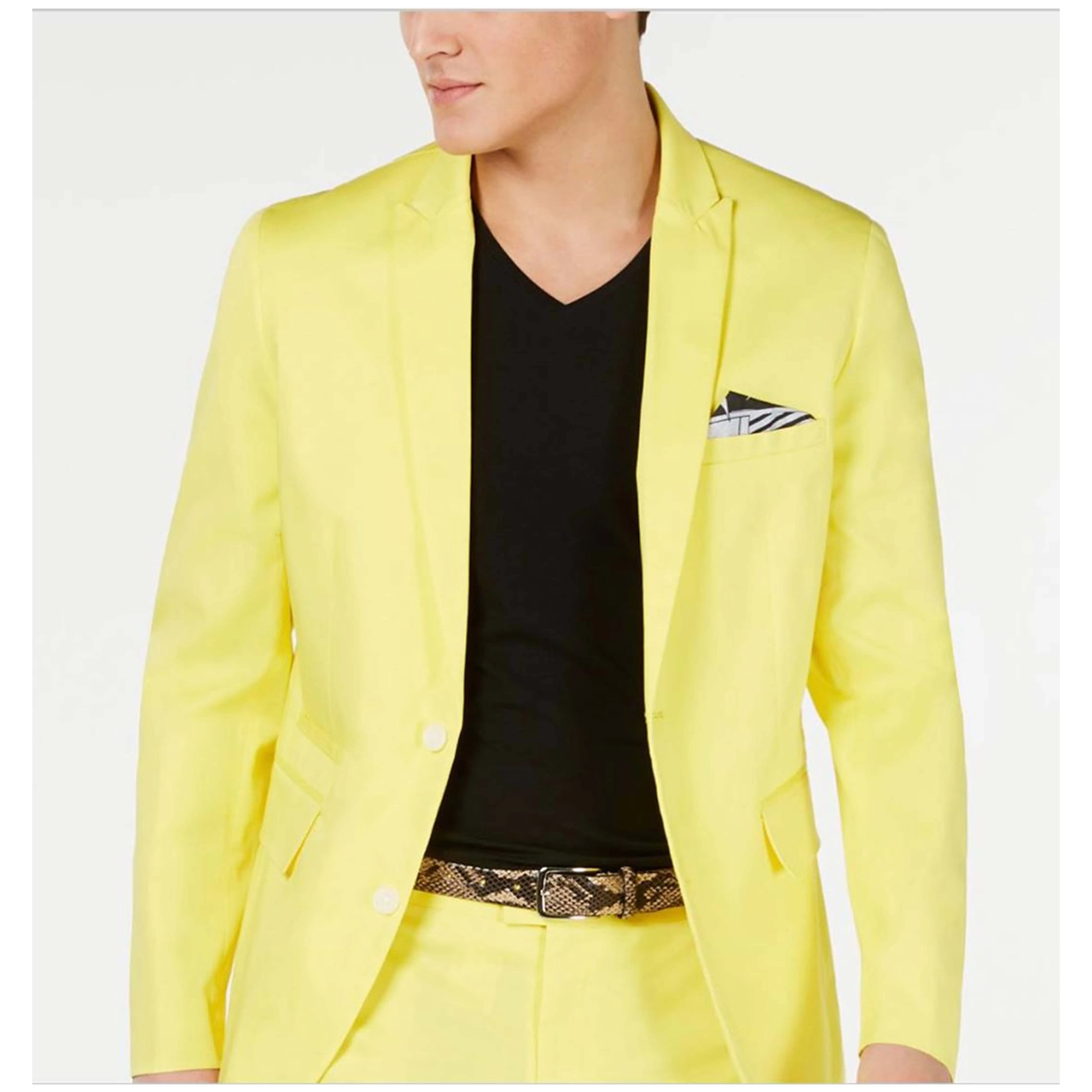 INC Men's Pop-Color Slim-Fit Blazwr