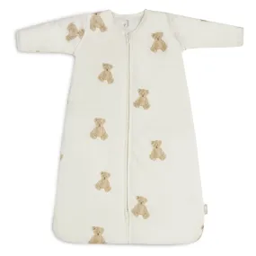 Jollein Sleeping Bag with detachable sleeve 110cm | Teddy Bear