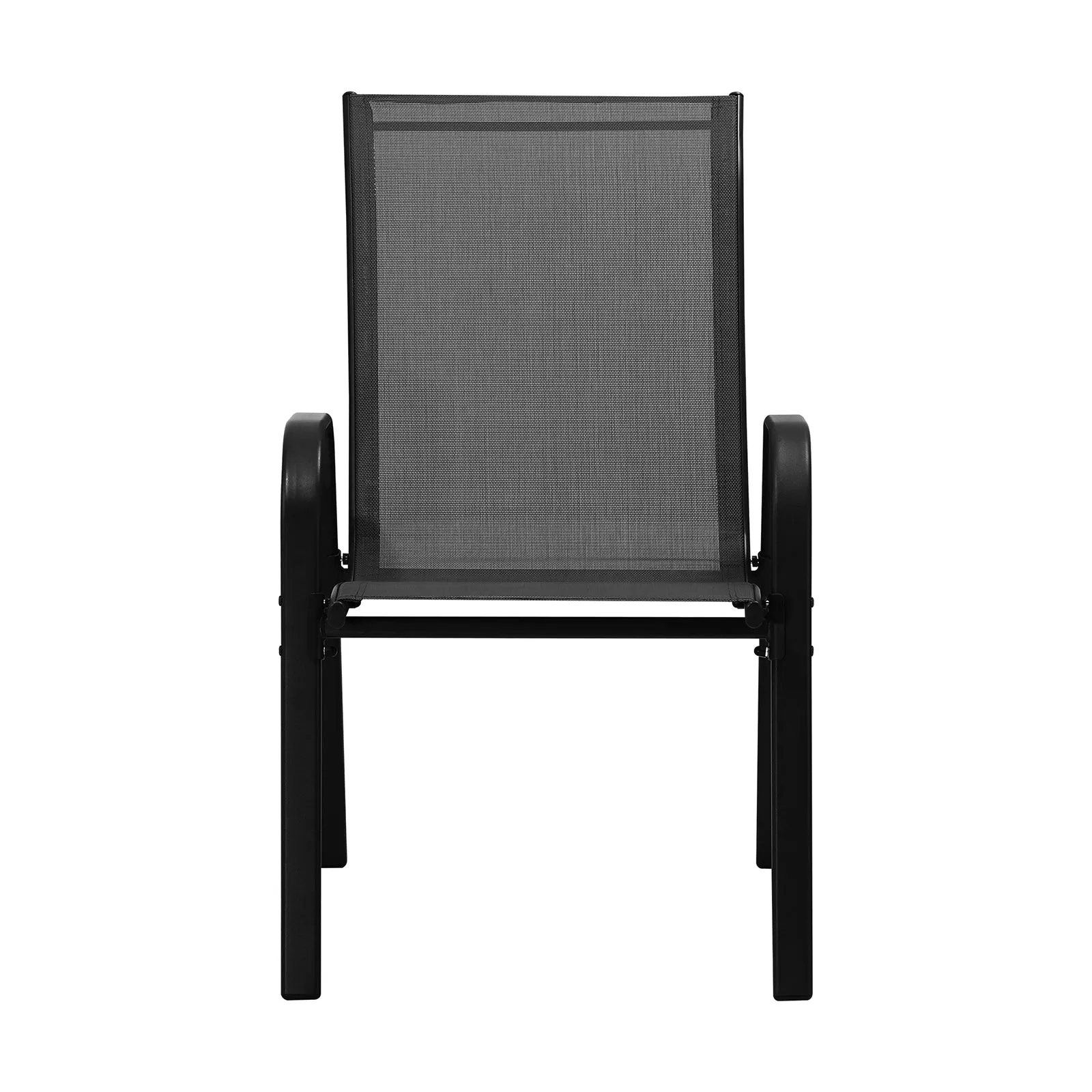 Livsip 6-Piece Outdoor Stackable Chairs Patio Furniture Lounge Chair Bistro Set