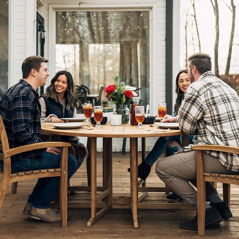 Luna Grade A Teak Folding Table