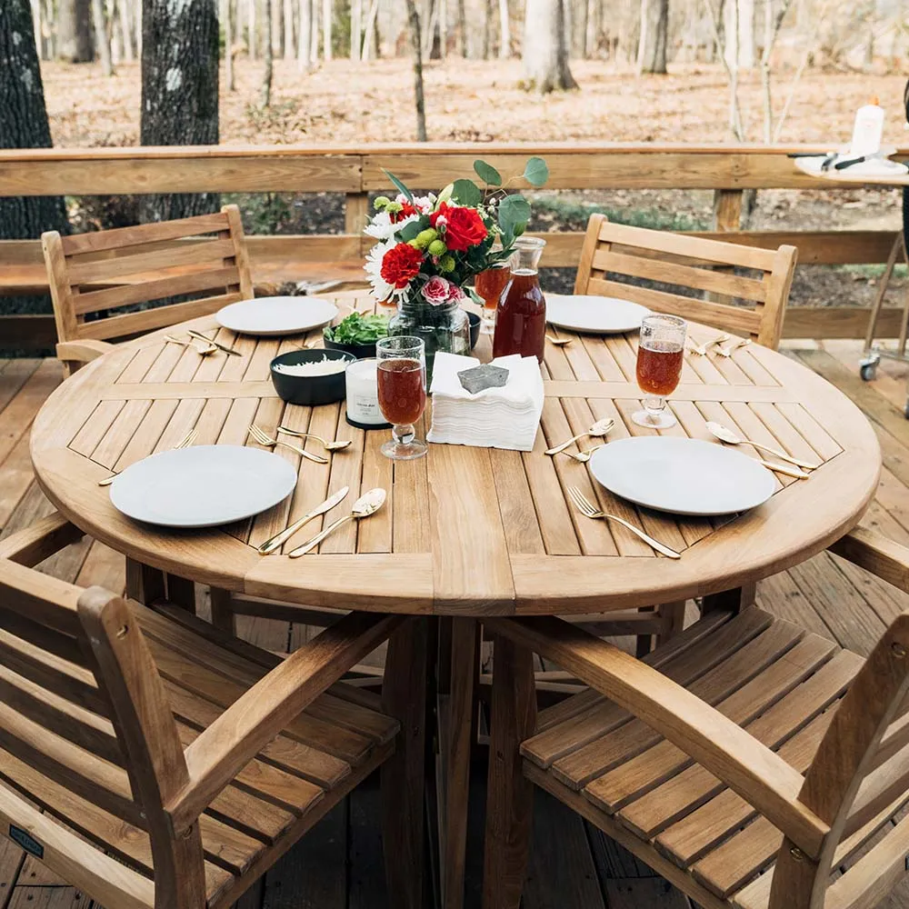 Luna Grade A Teak Folding Table