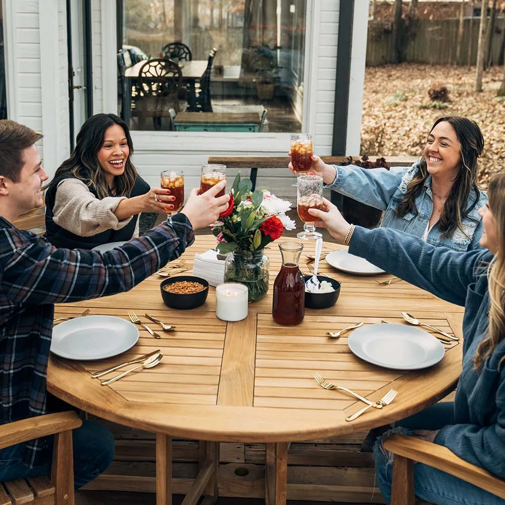 Luna Grade A Teak Folding Table