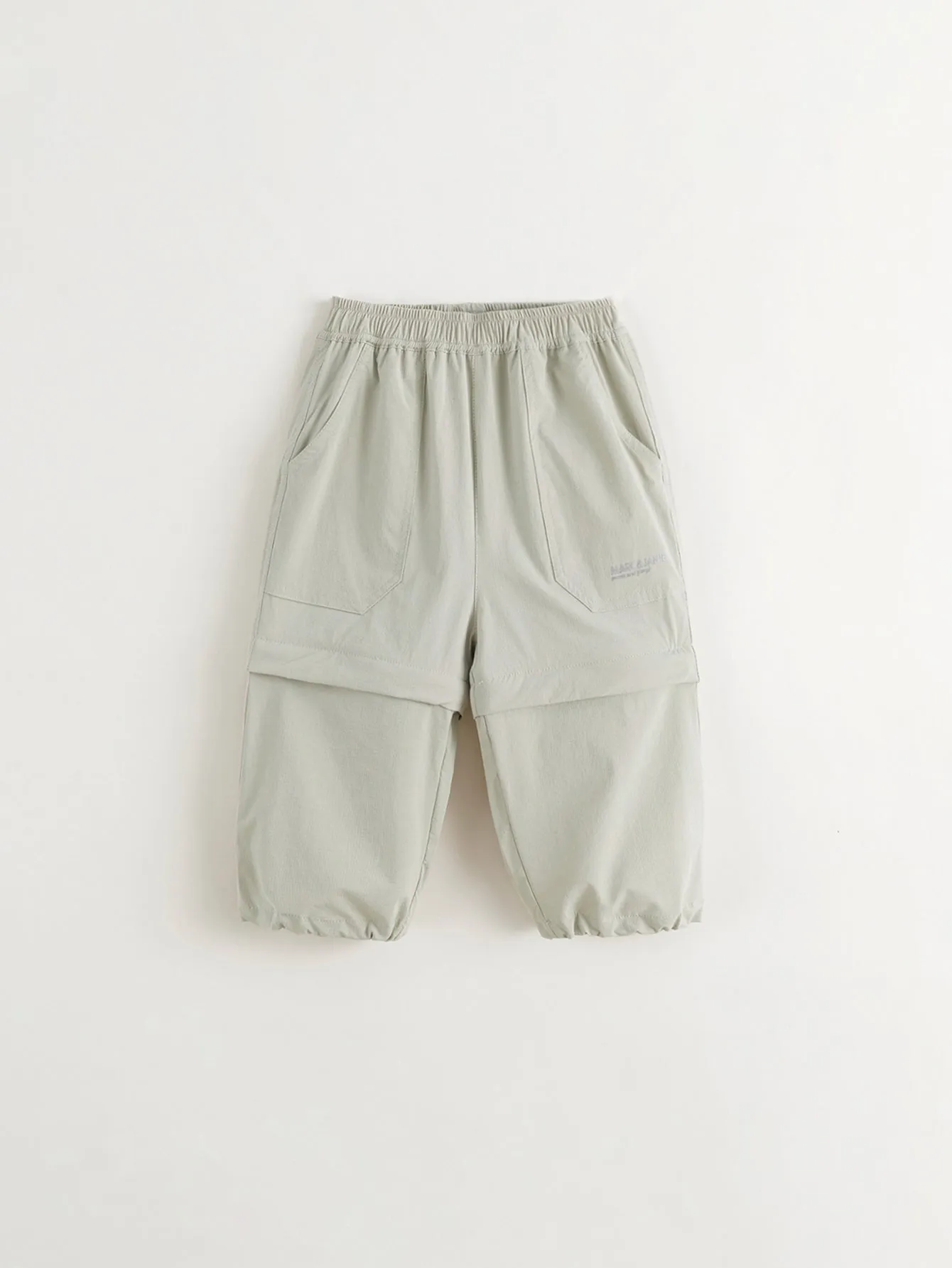 MARC & JANIE Boys Girls Cargo Pants Kids Detachable Straight Leg Shorts 241237