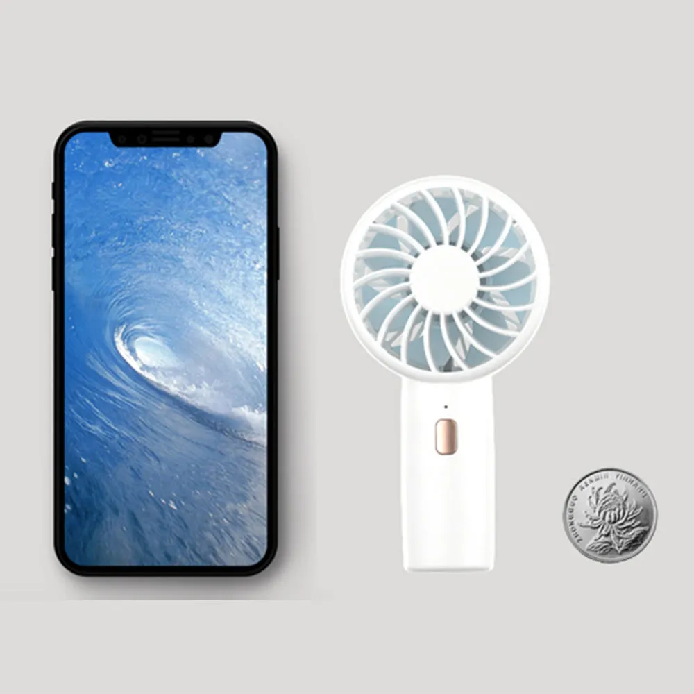 Mini Fan Halter Pocket Handheld Usb Charging Portable