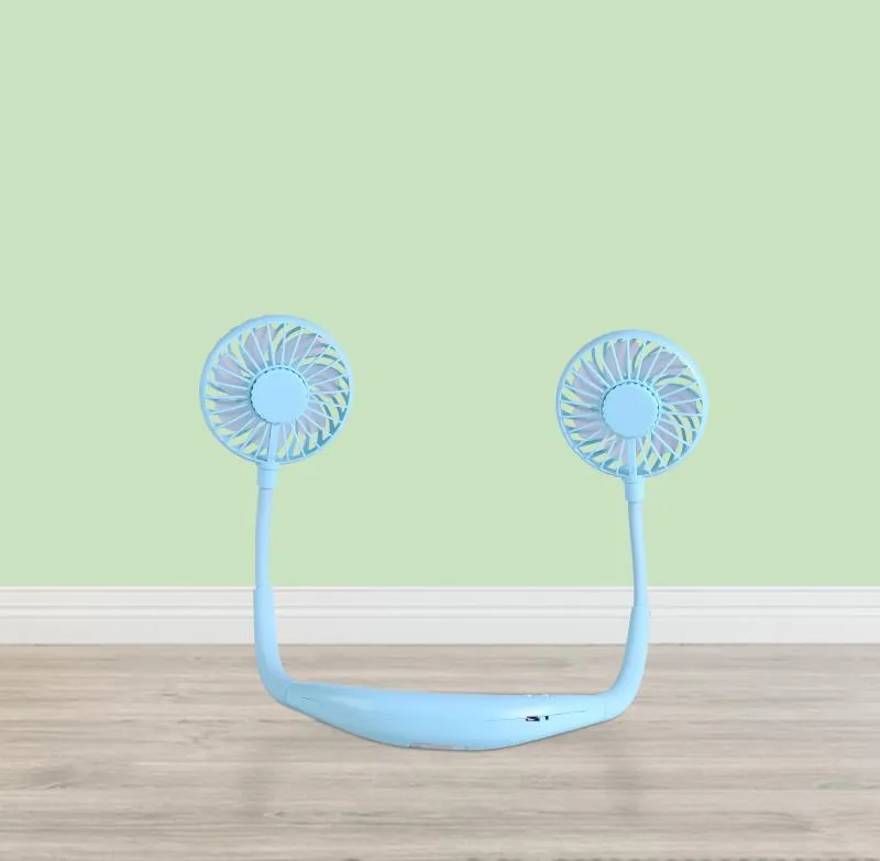 Mini Fan Halter Three Generations Portable Lazy Night Light with Aroma Brush Motor Fan