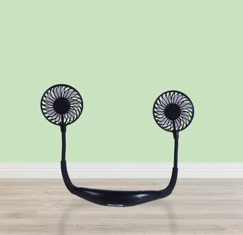 Mini Fan Halter Three Generations Portable Lazy Night Light with Aroma Brush Motor Fan