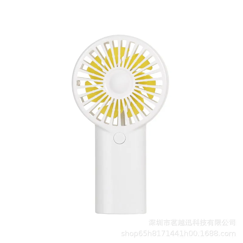 Mini fan neck handheld USB desktop large wind polymer lithium battery pocket