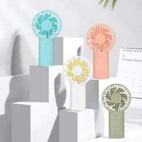 Mini fan neck handheld USB desktop large wind polymer lithium battery pocket