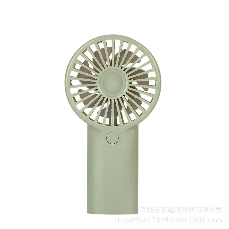 Mini fan neck handheld USB desktop large wind polymer lithium battery pocket