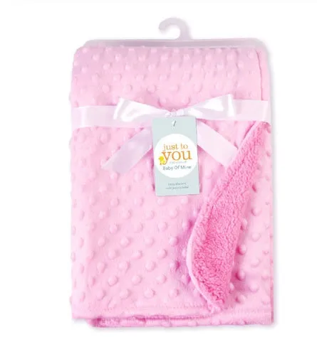 Newborn Polar Dot Baby Swaddle Blanket