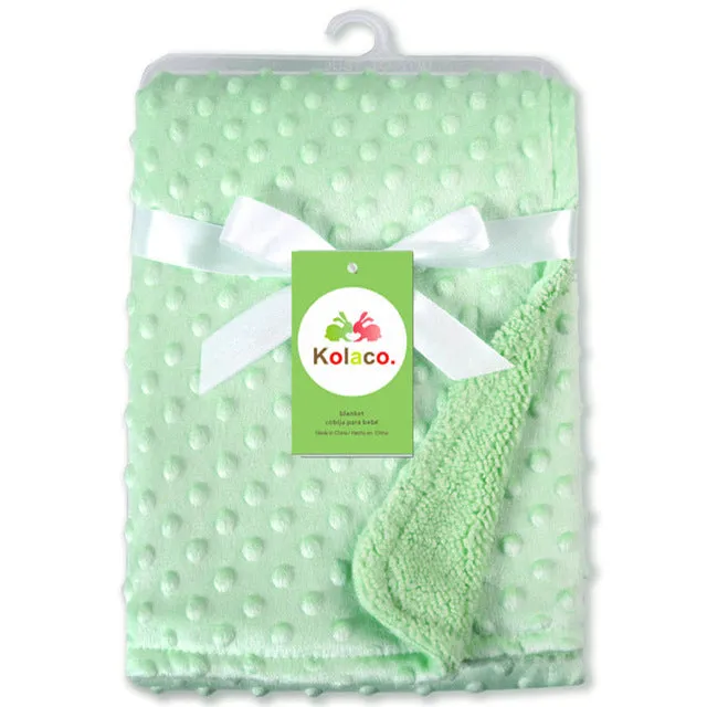 Newborn Polar Dot Baby Swaddle Blanket