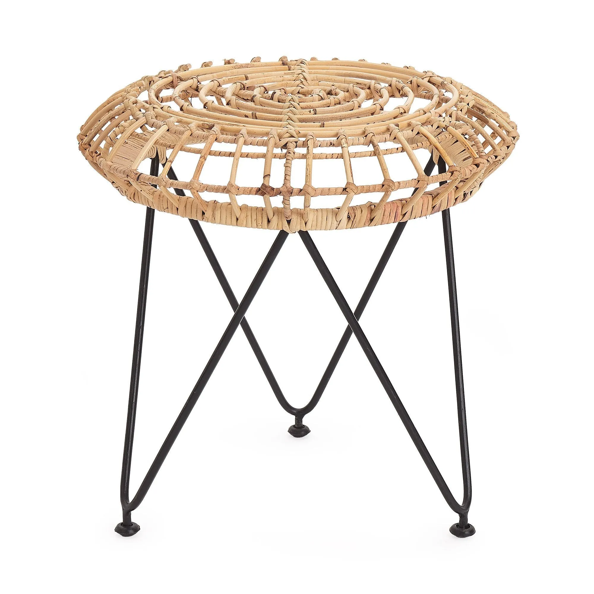 Palu Rattan Stool [Natural]
