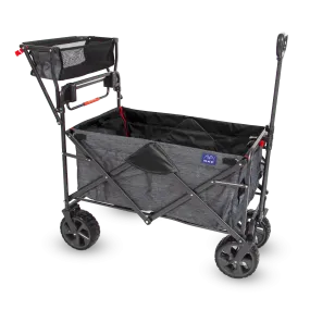 Push & Pull Wagon by Mac Sports - Ultra durable outdoor wagon with large wheels & basket.