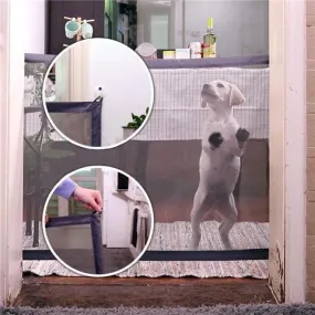Safe and Portable Pet Folding Gate for Indoor and Outdoor