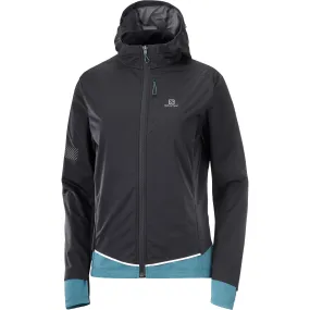 Salomon Women&#x27;s Light Shell Jacket (2021) Black/Mallard Blue | Buy Salomon Women&#x27;s Light Shell Jacket (2021) Black/Mallard Blue here | Outnorth