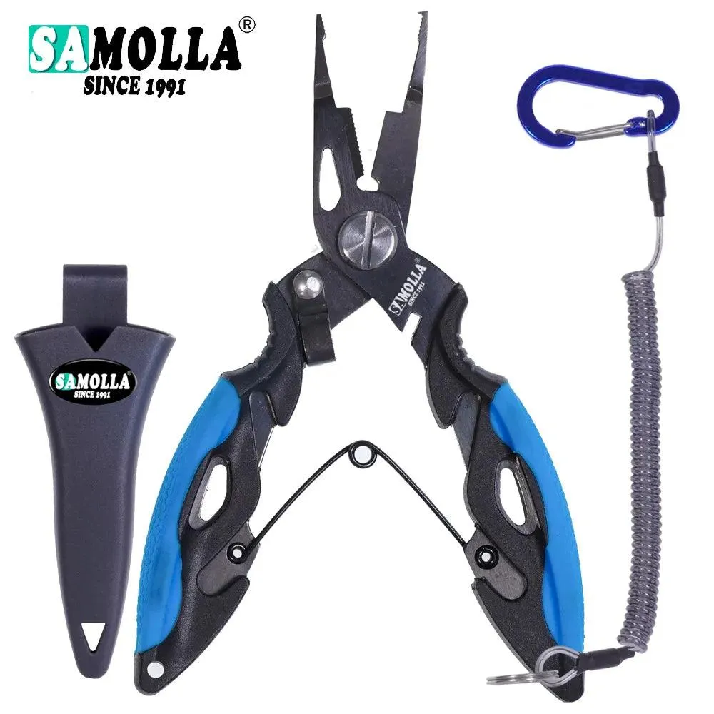 Versatile SAMOLLA Multifunctional Fishing Pliers: Essential Tool for Anglers